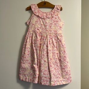 Classic Prep Elephant Dress, 4T
